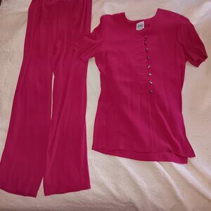 Not Just Pretty... HOT in Pink! Women's 2pc Pant Ensemble